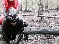 Latex Fetish Play With Rubber Doll